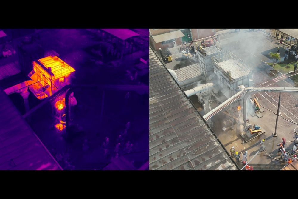 Drones reforçam atuação dos bombeiros no Paraná